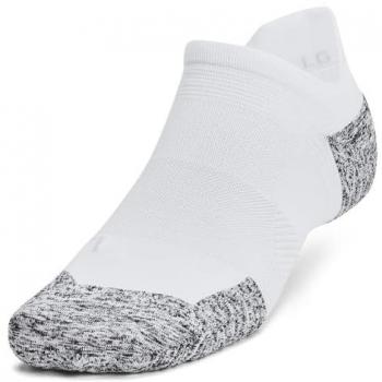 Calcetines Invisibles Under Armour Armourdry con Amortiguación - 3 Pares Blanco / Gris Halo / Reflectantes EU 36.5-42 Hombre