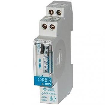 Orbis Uno QRD 230 V Interruptor horario analógico de distribución, OB400232