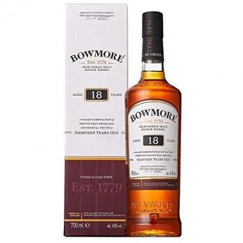 Bowmore 18 Años Single Malt Whisky Escoces, 43% - 700 ml