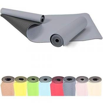 Esterilla de Yoga Gorilla Sports Azul y Negro 180x60x0,8 cm