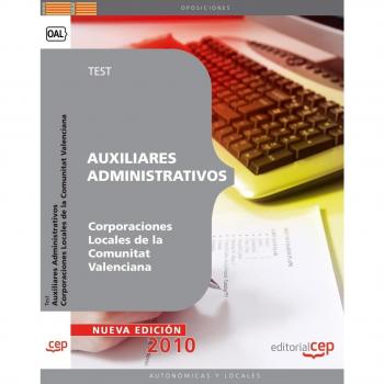 Auxiliares Administrativos Corporaciones Locales de la Comunitat Valenciana. Test