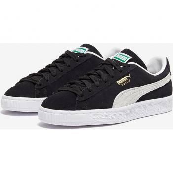 Puma Suede Classic 21 Black-White Men's Sneakers Size 7.0