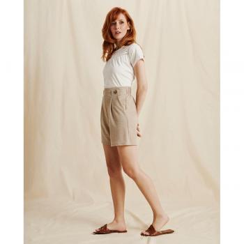 Shorts Mujer Jdy Modelo Birdie Geggo Color Beige