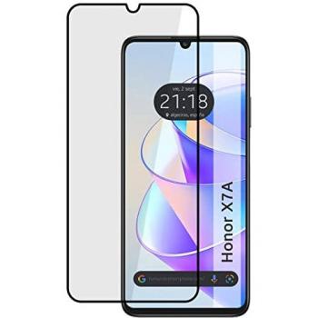 Protector de Pantalla Cristal Templado Completo 5D Negro para Huawei Honor X7a