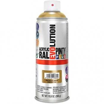 Pintura en spray Pintyplus Evolution Metalizada 520cc Oro MT192