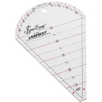 Plantilla de Pétalo 45 Grados - Plantilla de Patchwork Sew Easy