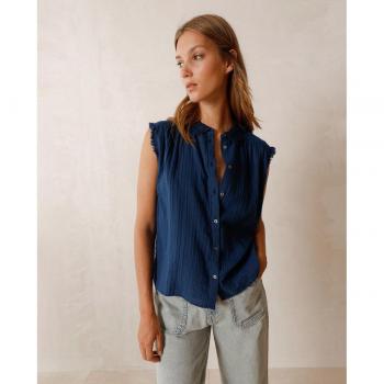 Camisa desflecada Indi & Cold Lore sin mangas de mujer