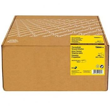 Etiquetas de Envío Térmico Directo Avery Zweckform TD8060-76 - 103x199 mm, 600 Piezas, Rollo de 76 mm