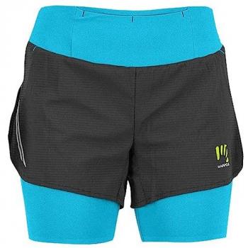 Pantalón corto Karpos Cengia azul atoll y negro mujer - XS