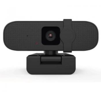 Nilox NXWCA01 Webcam 2K Full HD 1080p con Autofocus, Microfono Integrado, USB 2.0, Cubierta de Privacidad, Cable de 1.50m, Color Negro