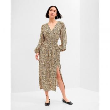 Vestido midi estampado de fantasía Gap