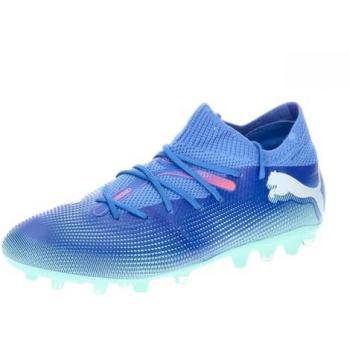 Puma Botas de Fútbol Future 7 Match MG Jr, características: diseño para césped artificial, color Azul Bluemazing White-Electric Peppermint, talla 31 EU, ideal para niños