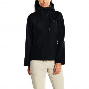 Haglöfs Astral III - Chaqueta de Plumas para Mujer, Color Negro, Talla L