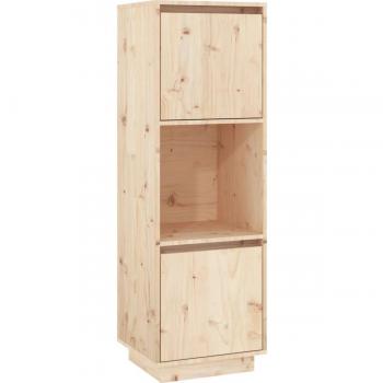 vidaXL Aparador alto de madera maciza de pino 38x35x117 cm