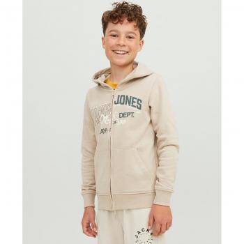 Sudadera con capucha de niño JACK&JONES JUNIOR con cremallera