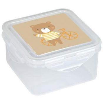 Fiambrera Safta Oso Beige 13 x 7.5 x 13 cm