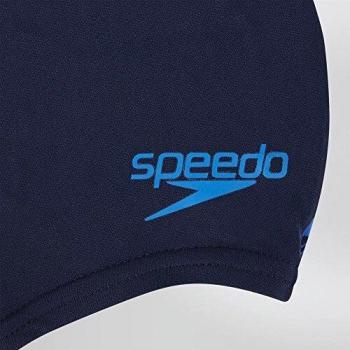 Speedo Boom End+ Cap Gorros Natación, Unisex Adulto, Neon Blue/Black, Talla Única