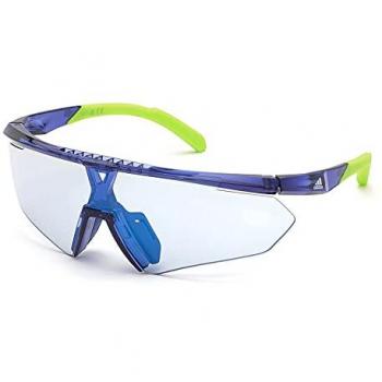 Adidas SP0027 Photochromic Vario Mirror Sunglasses - Frosted Blue, One Size