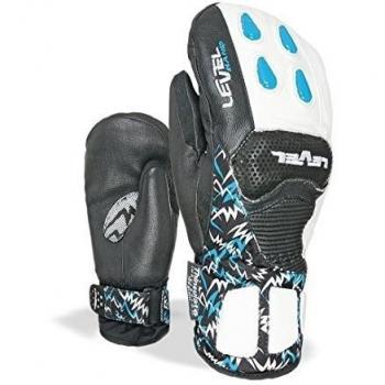 Level SQ Junior CF Mitt - Manoplas Esquí Racing, color azul, tamaño 12-14 años