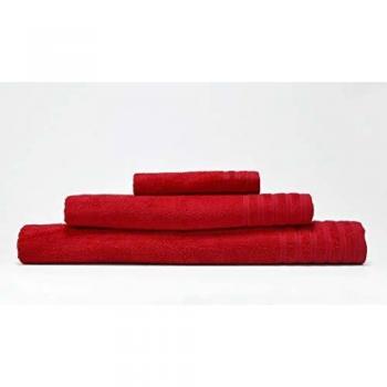 DOLORES PROMESAS Sport Juego Toallas Rojo 3 Piezas