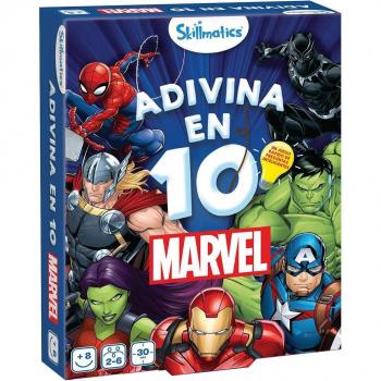Adivina en 10: Marvel Skillmatics - Juego de Cartas Educativo y Divertido