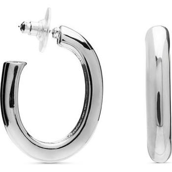 Pendientes Luxenter Hewcar Essential con baño de rodio y detalles en aleación de metal.