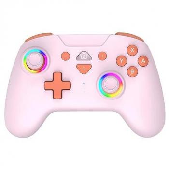 Controlador Inalámbrico LED Rosa Bonbon para Nintendo Switch 2 - Subsonic