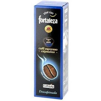 Café Fortaleza Café Descafeinado 100% Arabica - 10 cápsulas