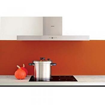 Campana de pared decorativa 90cm 540m3/h acero inoxidable Silverline H10490015
