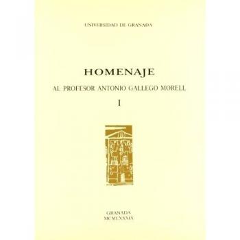 Homenaje al profesor Antonio Gallego Morell