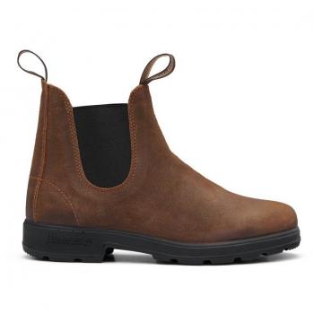 Blundstone 1911 Water-Resistant Suede Unisex Chelsea Boots - Colour: Tobacco