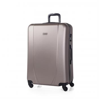 ITACA - Maletas de Viaje Grandes 23 Kilos. Maleta Grande de Viaje Rígida 4 Ruedas. Maletas Grandes de Viaje de ABS Resistente. Maleta Viaje 65cm Candado Combinacion 71170, Champagne