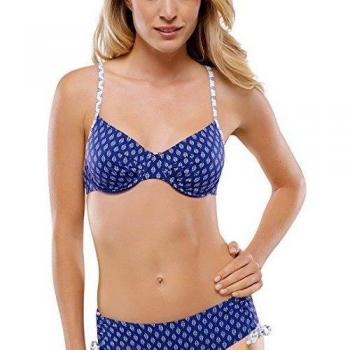 Schiesser 146650 - Parte de arriba de bikini para mujer, color blau