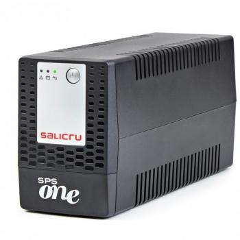 Salicru SPS 700 ONE Black UPS (Uninterruptible Power Supply) 700VA Line-Interactive with 2 Schuko Outlets 360W