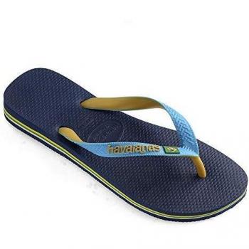 Chanclas de dedo unisex Havaianas Brasil Mix azul marino/turquesa/amarillo quemado