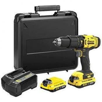 Stanley Atornillador de Impacto V20 SFMCD711D22 50Nm con 2 Baterías de 2.0Ah