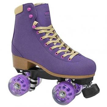 Roces Quad Piper Purple - Patines 4 Ruedas, color púrpura, diseño moderno, estructura ligera, ruedas de alta calidad para una mejor deslizamiento y estabilidad, ideal para principiantes y patinadores intermedios