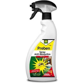 PREBEN 231464 Spray Anti-Mosquitos, Transparente, 12.5x29x7 cm