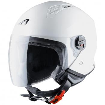 Astone Helmets Mini Jet Army Casco Jet, color Blanco Brillante, talla XL