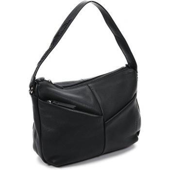 Abbacino Bolso de hombro pequeño Summer Song en piel negro