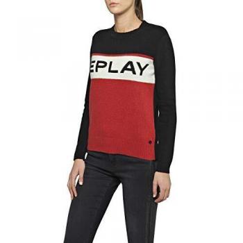 REPLAY Dk6006.000.g22568 suéter, Negro