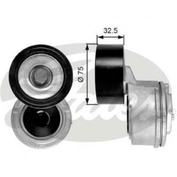Correa poli V FleetRunner™ GATES T38640 con polea de inversión/guía y tensor de correa