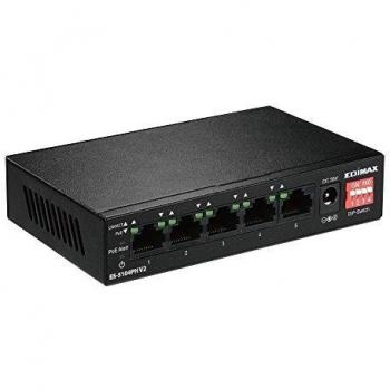 5 Port Fast Ethernet Switch with 4 PoE Ports