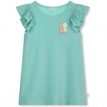 Billieblush - Vestido corto de niña liso con manga volante