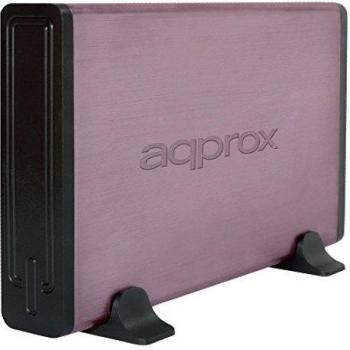 Approx APPHDD01P Carcasa para Disco Duro de 3.5 Pulgadas, Rosa