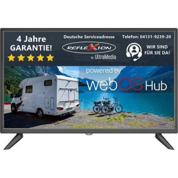 Reflexion Smart TV LED 24 Full HD con Bluetooth, Wi-Fi, Triple Tuner DVB-T2/C/S2, 12/230V