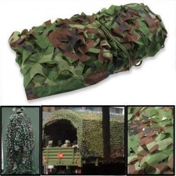 Camuflaje Bosque Multiuso Camuflaje Selva Neto, Tamaño: 200X300Cm