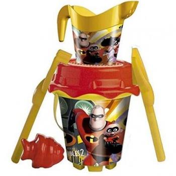 Disney The Incredibles sand bucket moulds watering can