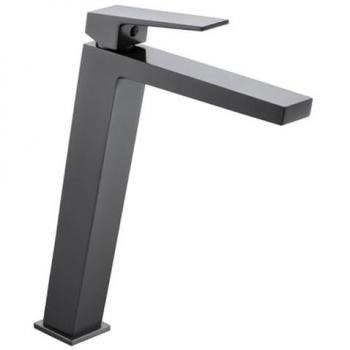 Grifo de lavabo monomando caño alto para agua fría y caliente - Color Cromado y Black Gun Metal IMEX