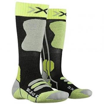 X-Socks - Calcetines de esquí infantiles unisex, Unisex niños, Calcetines., XS-SS00W19J-G281-24/26, gris oscuro/G, 24-26